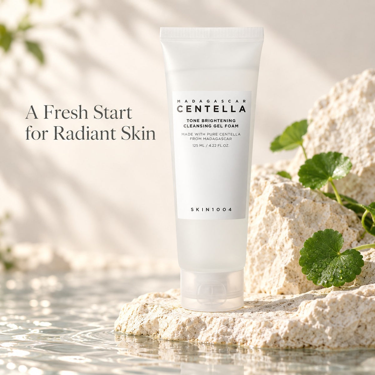 SKIN1004 - gel-mousse nettoyant éclat, 125ml