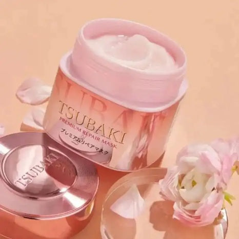 Shiseido Tsubaki - masque capillaire réparateur premium camélia rose