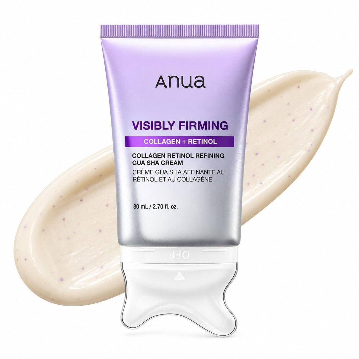 Anua - crème Gua Sha affinante collagène et rétinol, 80ml - Rosalinaboutique