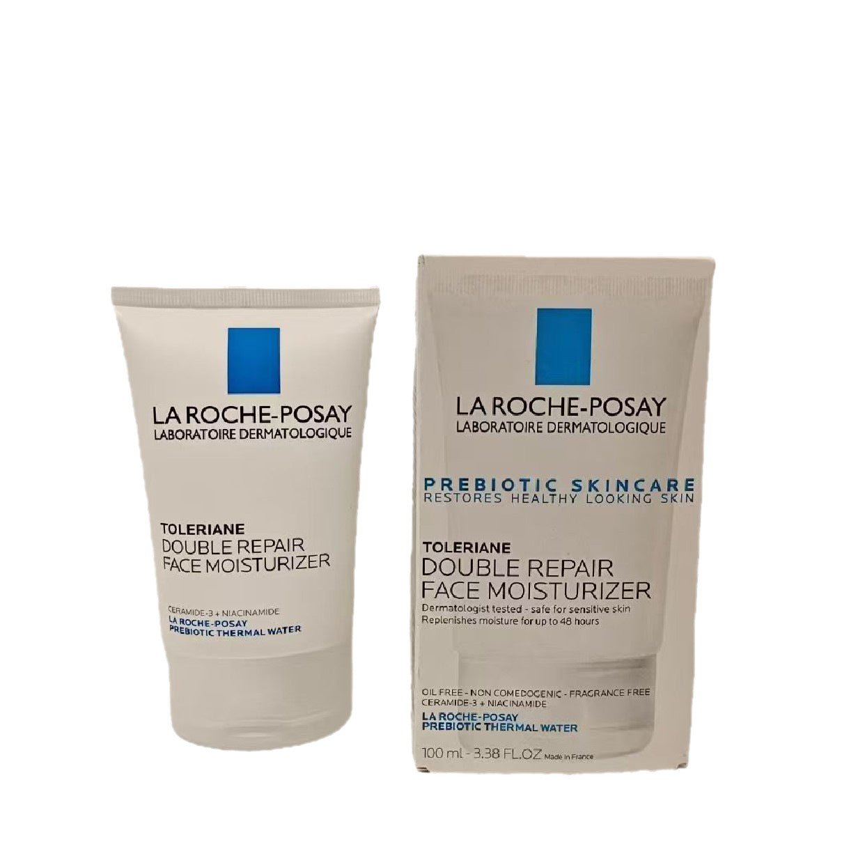 La Roche - Posay - crème hydratante visage double réparation toleriane - Rosalinaboutique