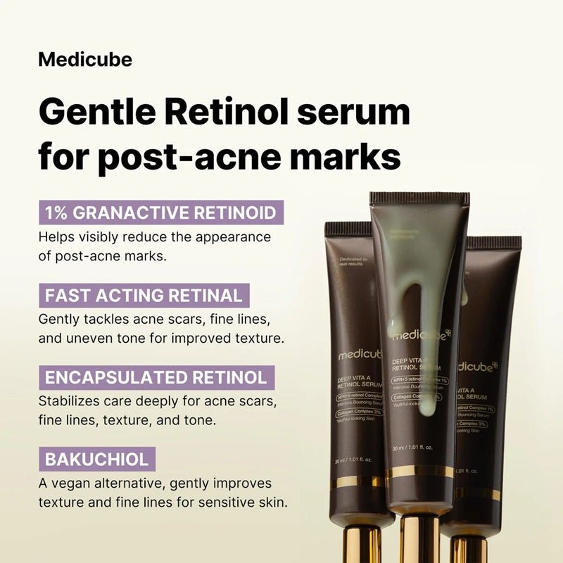 Medicube - sérum au rétinol deep vita a 30ml - Rosalinaboutique