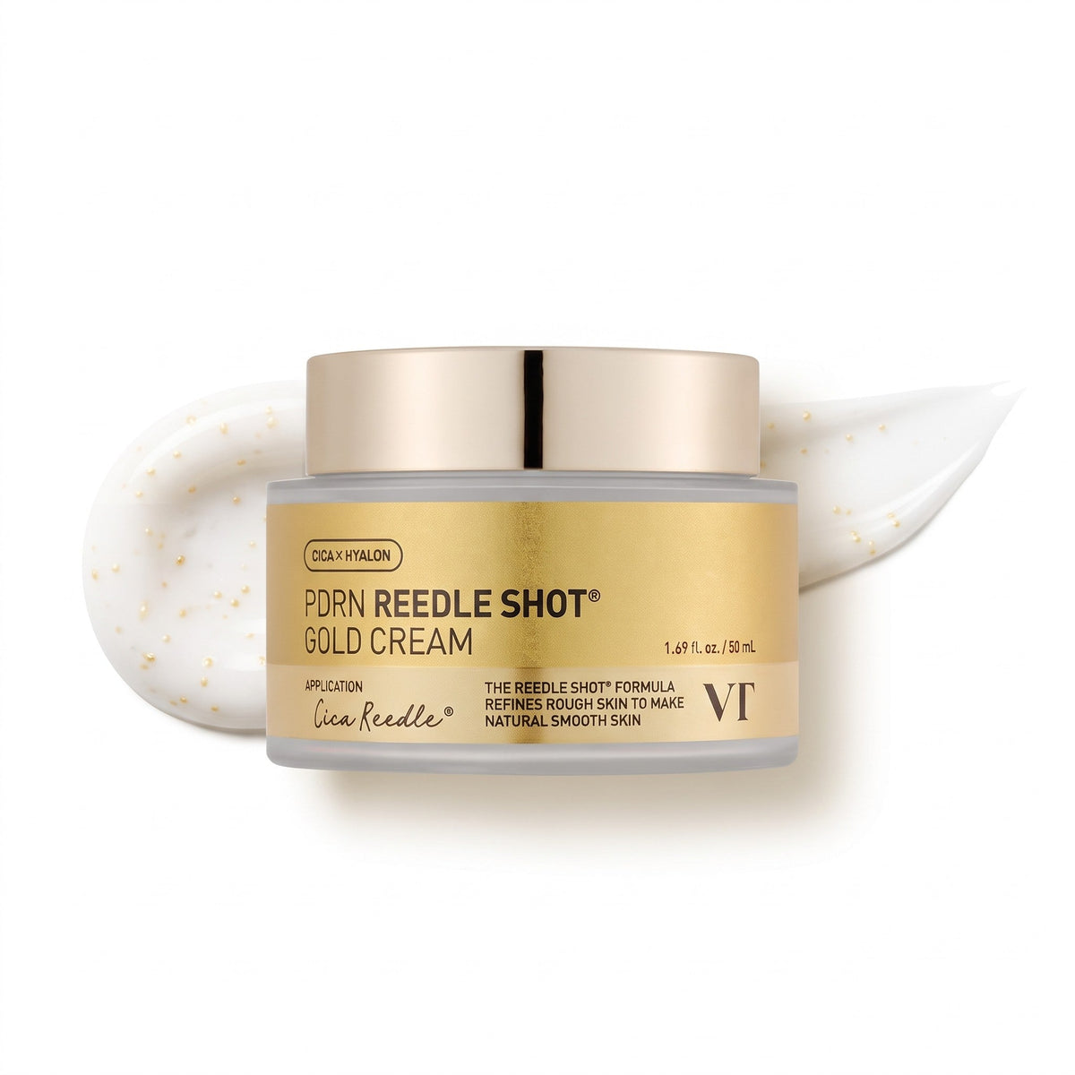 VT Cosmetics - crème dorée PDRN Reedle Shot 50 ml - Rosalinaboutique