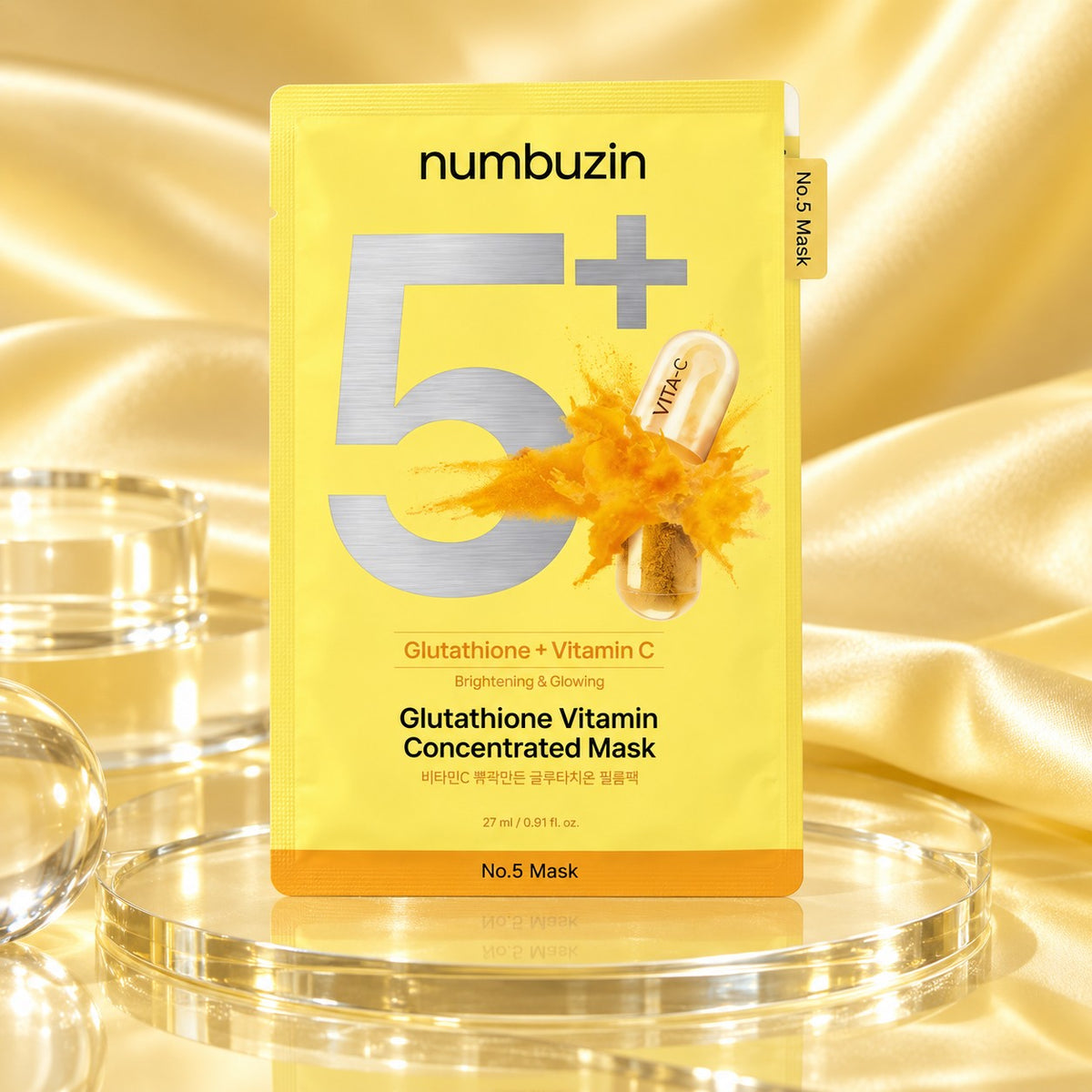 Numbuzin - No.5 Masque film concentré vitaminé, 10 feuilles