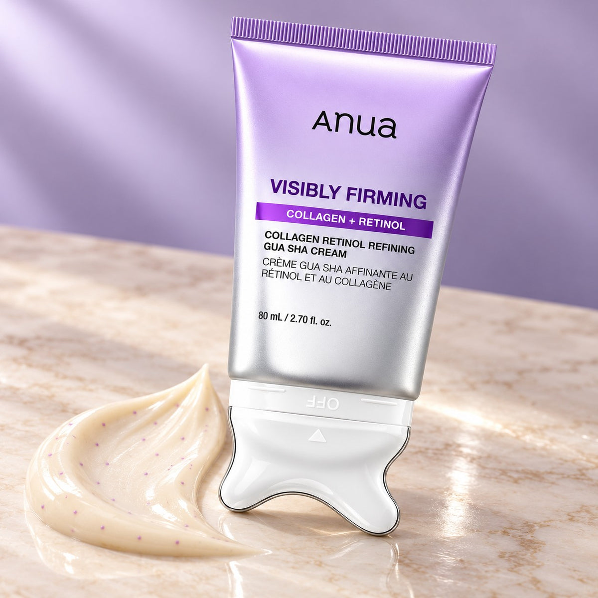 Anua - crème Gua Sha affinante collagène et rétinol, 80ml