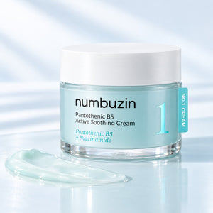 Numbuzin - No.1 Crème apaisante active B5 à l'acide pantothénique 80ml