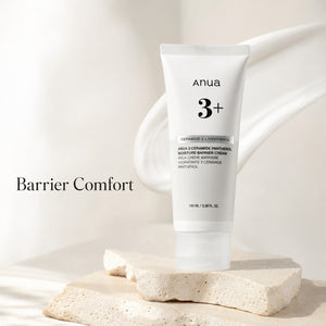 Anua - crème barrière hydratante 3 céramides et panthénol, 100ml