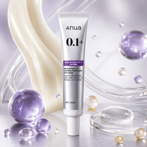 Anua - crème contour des yeux revitalisante rétinol 0,1 et caféine, 30g