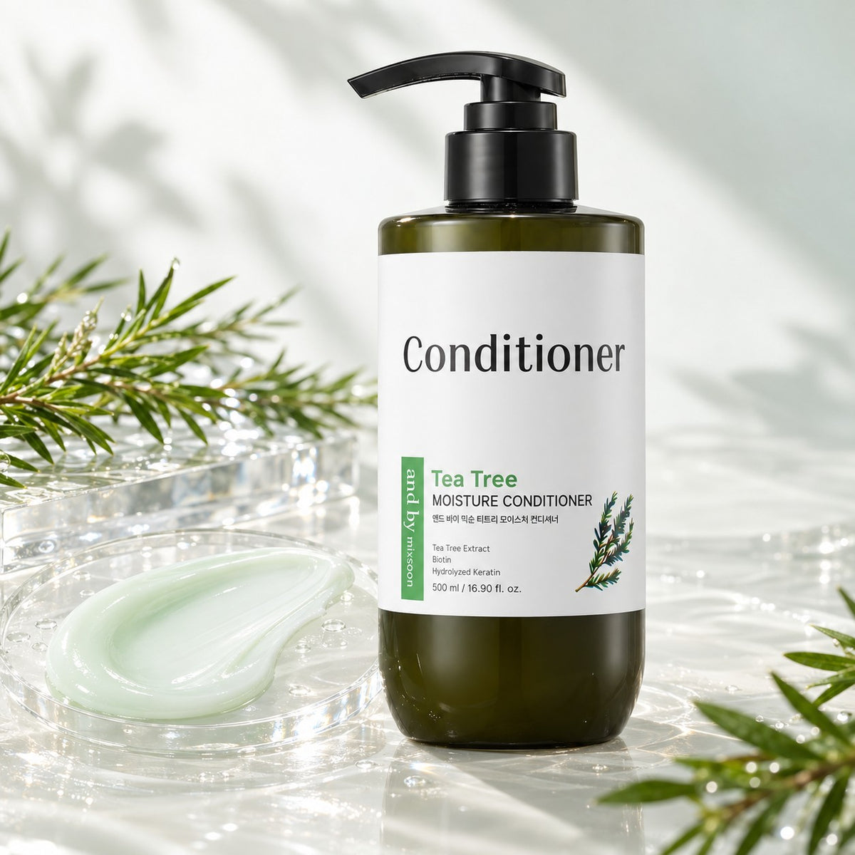 Mixsoon - après-shampoing hydratant au tea tree 500ml