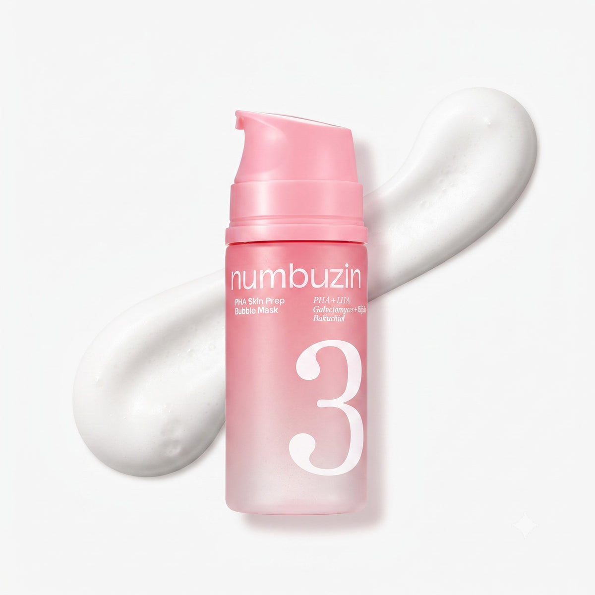 Numbuzin - No.3 Masque à bulles préparateur PHA 90ml