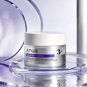 Anua - crème de nuit réparatrice rétinol et 3 peptides, 50g