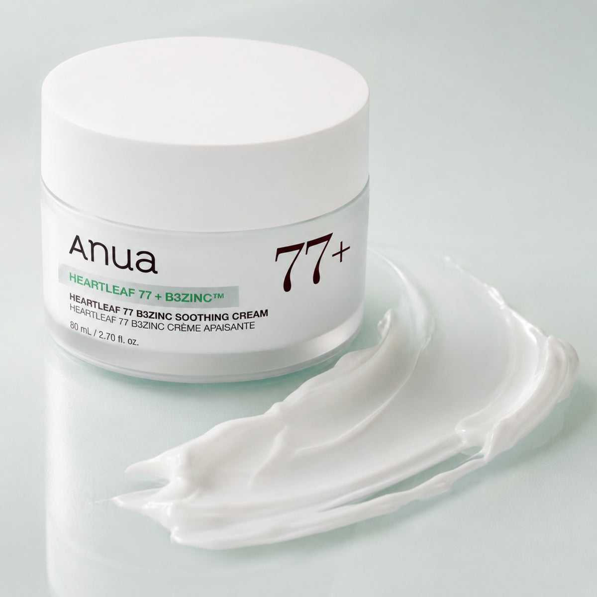 Anua - crème apaisante Heartleaf 77 B3Zinc, 80ml