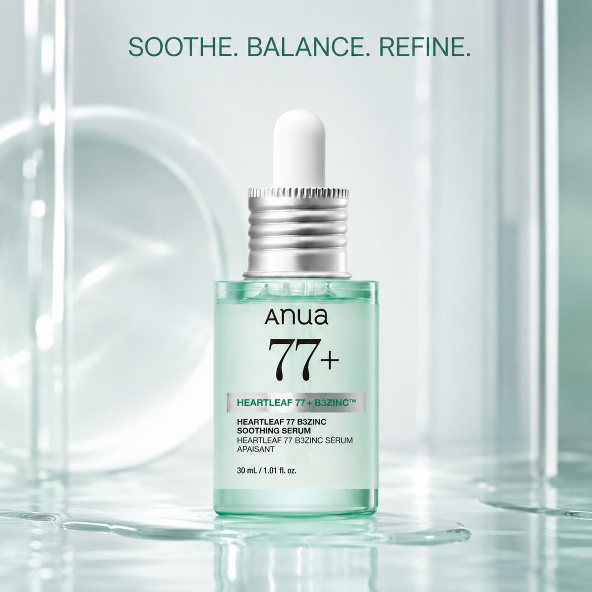 Anua - sérum apaisant Heartleaf 77 B3Zinc, 30ml