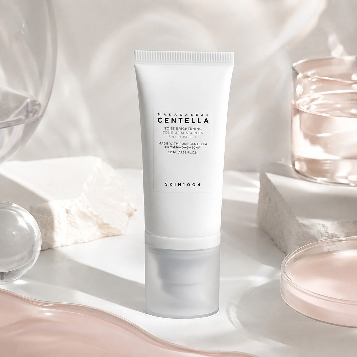 SKIN1004 - crème solaire éclat Tone-Up FPS 50+ PA++++, 50ml