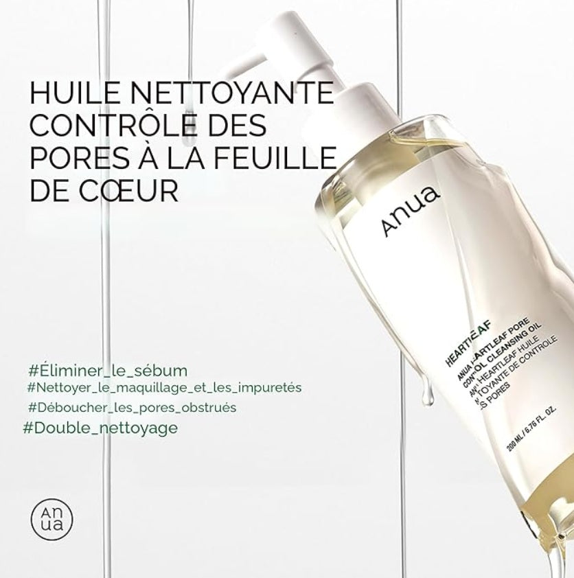 Anua - heartleaf huile nettoyante pour les pores 200ml