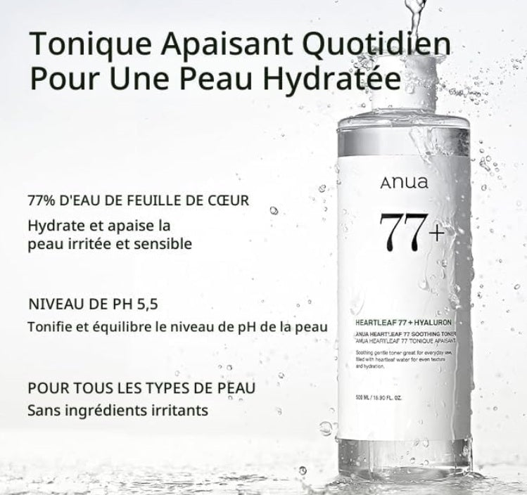 Anua - tonique apaisant heartleaf 77%