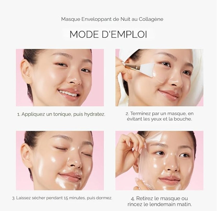 Medicube - masque de nuit enveloppant au collagène