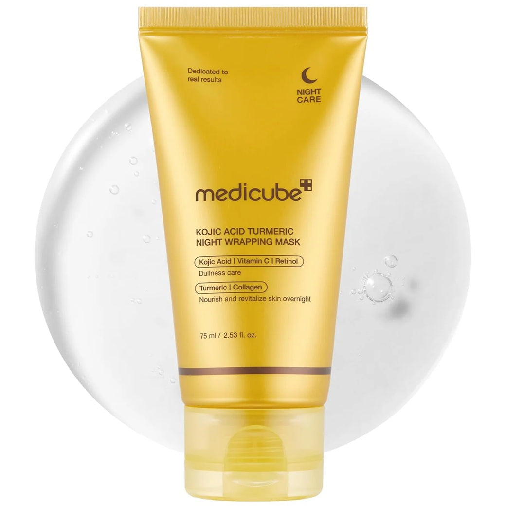 Medicube - masque exfoliant a l'acide kojique et curcuma de nuit