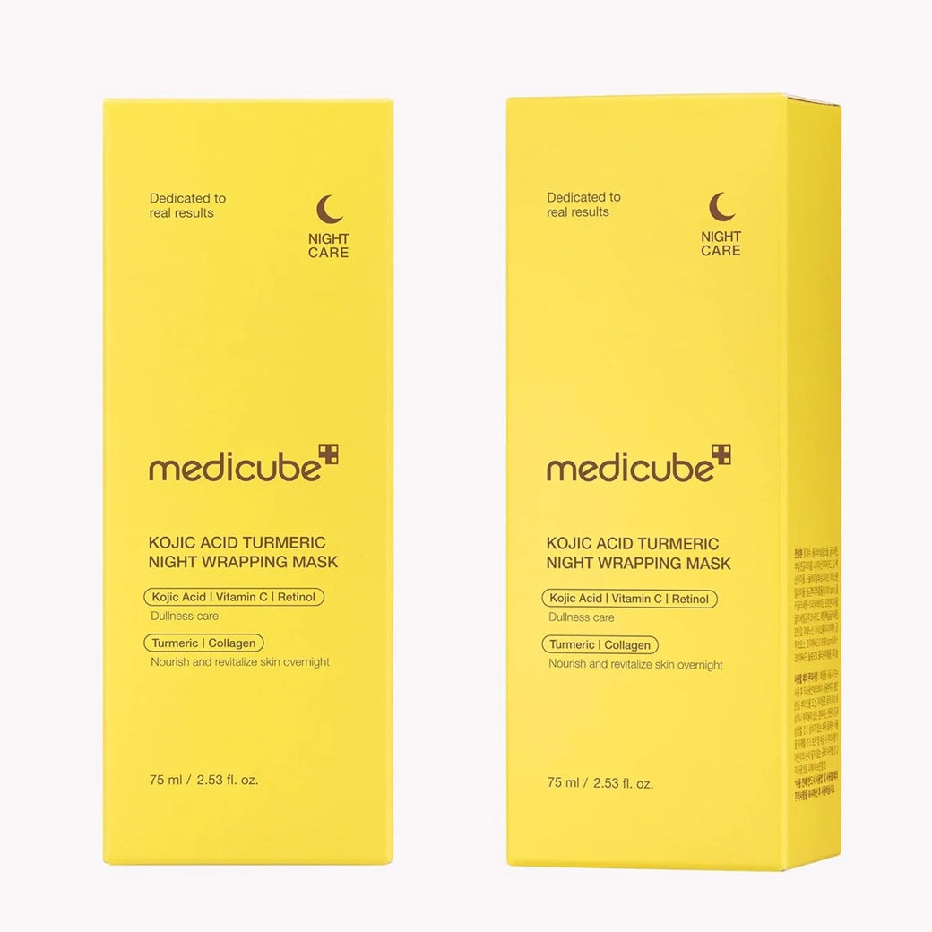 Medicube - masque exfoliant a l'acide kojique et curcuma de nuit