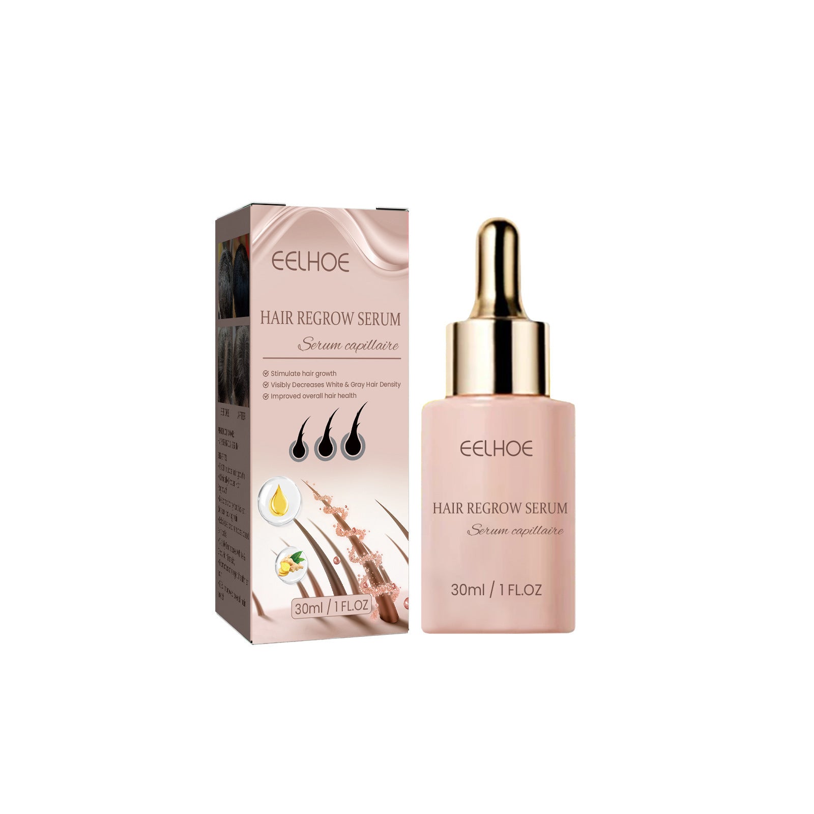 EELHOE Essence épaississante pour cheveux 30ml