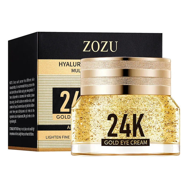 24K - crème pour les yeux à l'acide hyaluronique ,anti-cernes 30ml