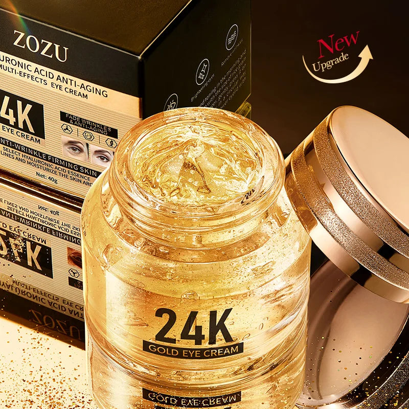 24K - crème pour les yeux à l'acide hyaluronique ,anti-cernes 30ml