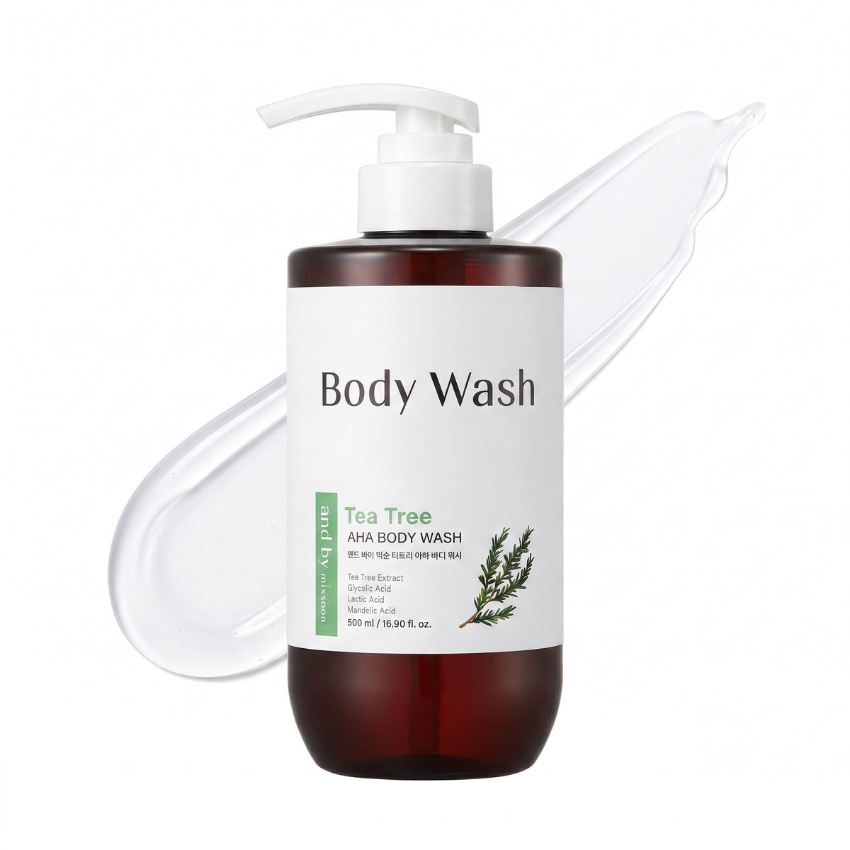 Mixsoon - gel douche tea tree AHA 500ml