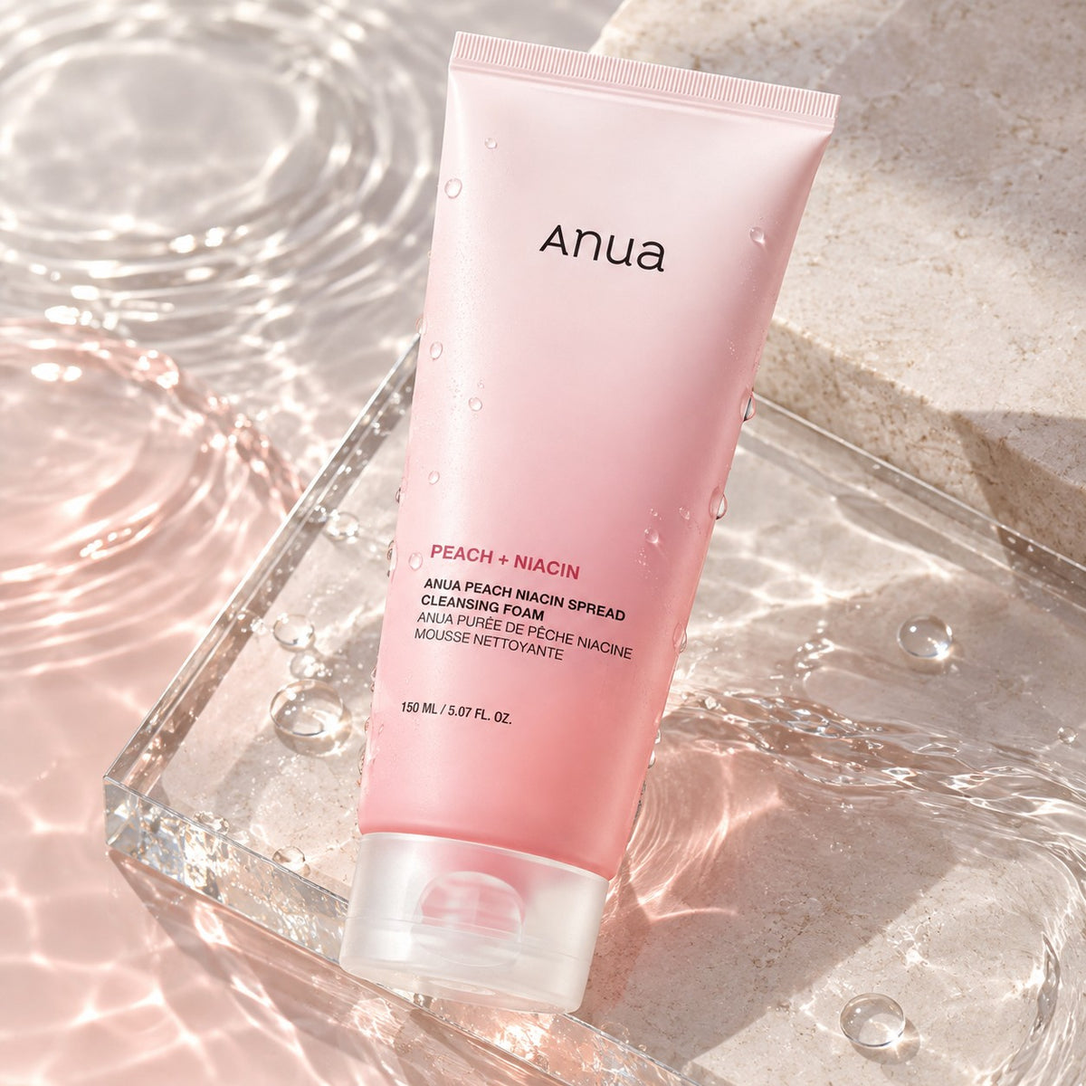 Anua - mousse nettoyante Peach Niacin Spread, 150ml