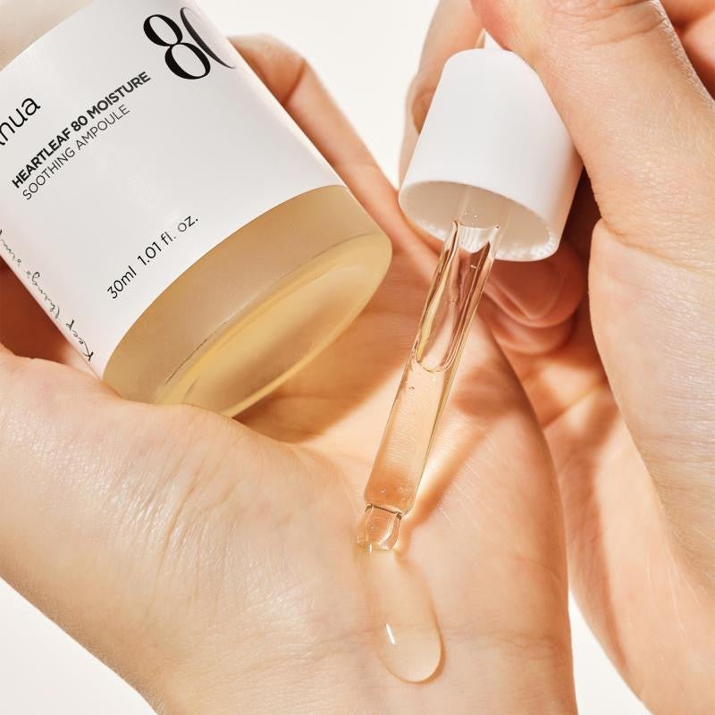 Anua - heartleaf 80 Ampoule apaisante sérum hydratant 80% 30ml - Rosalinaboutique