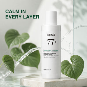 Anua - lotion apaisante Heartleaf 77 Hyaluron, 200ml