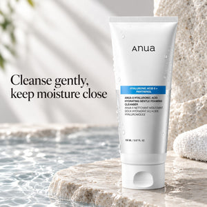 Anua - nettoyant moussant doux 8 acides hyaluroniques, 150ml