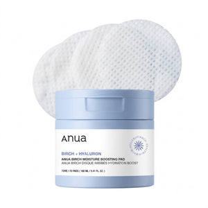 Anua - tampons hydratants Birch, 70 tampons