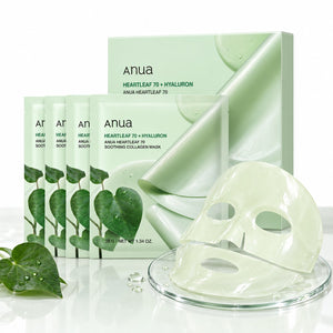 Anua - masque en tissu Heartleaf, 4 feuilles
