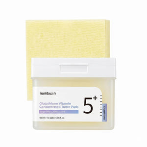Numbuzin - No.5 Tampons tonique concentré vitaminé au glutathion, 70 tampons