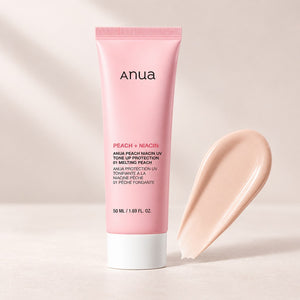 Anua - écran solaire teinté Peach Niacin UV Tone Up 01 Pêche fondante, 50ml