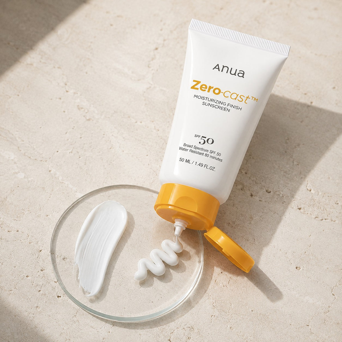 Anua - écran solaire hydratant Zero-Cast FPS 50, 50ml