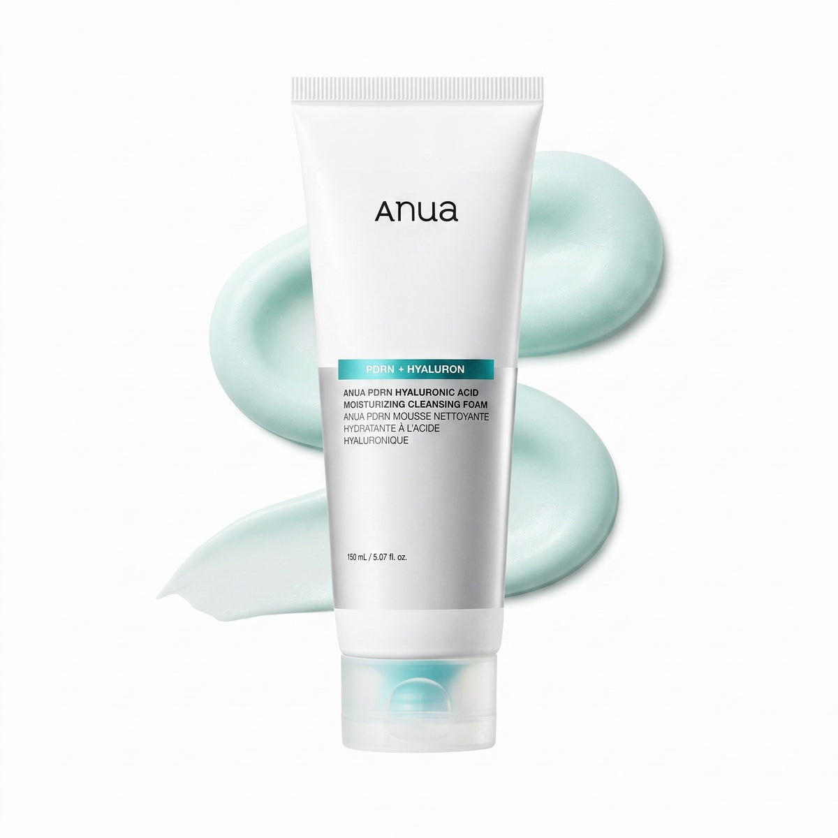 Anua - mousse nettoyante hydratante PDRN à l'acide hyaluronique, 150ml