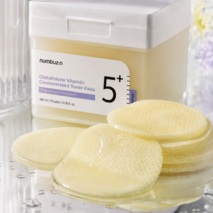 Numbuzin - No.5 Tampons tonique concentré vitaminé au glutathion, 70 tampons