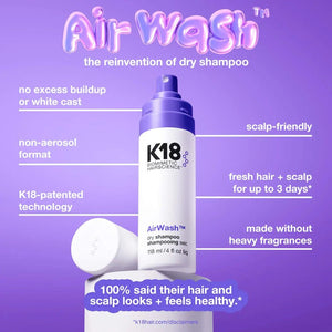 K18 - shampoing sec airwash 118ml - Rosalinaboutique