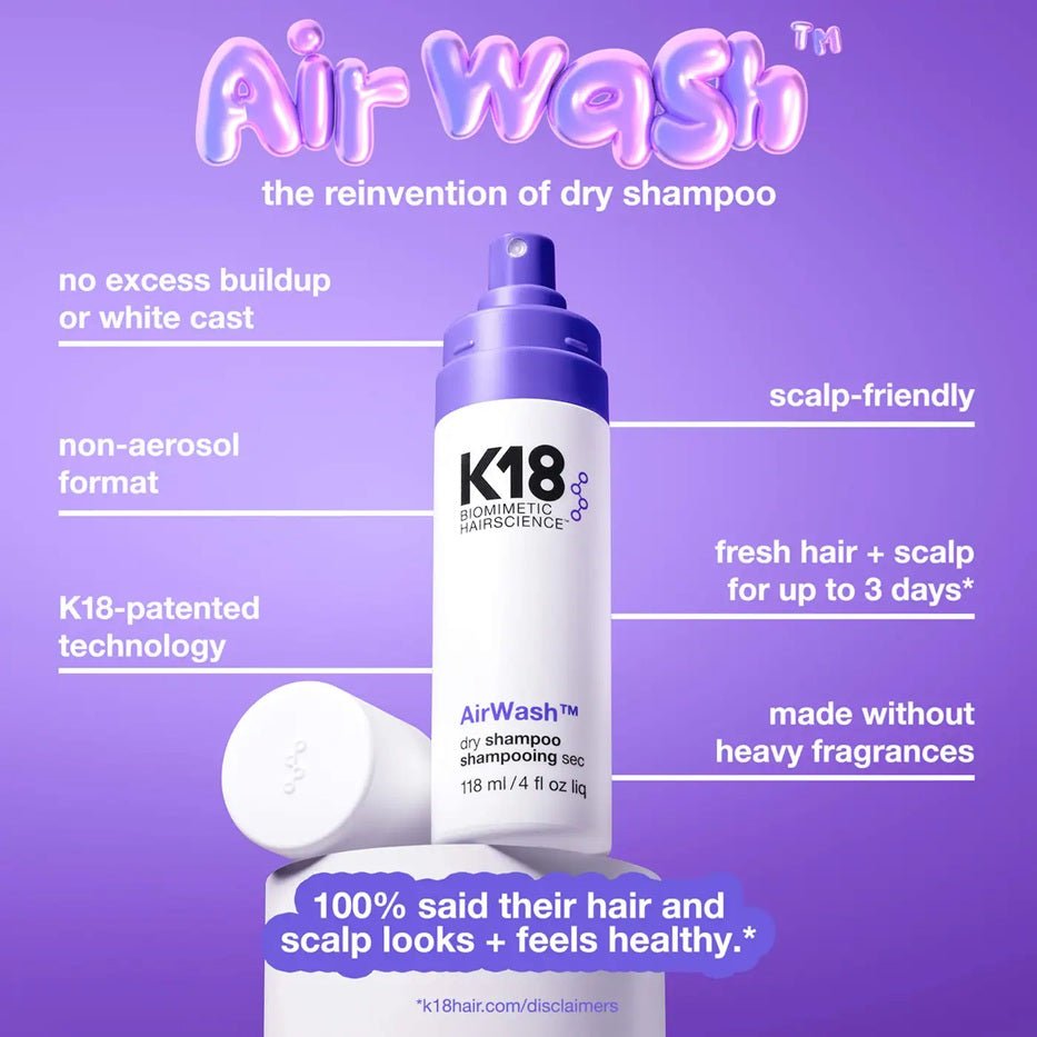 K18 - shampoing sec airwash 118ml - Rosalinaboutique