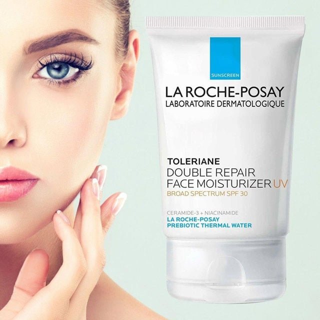 La Roche - Posay - crème hydratante visage double réparation toleriane - Rosalinaboutique