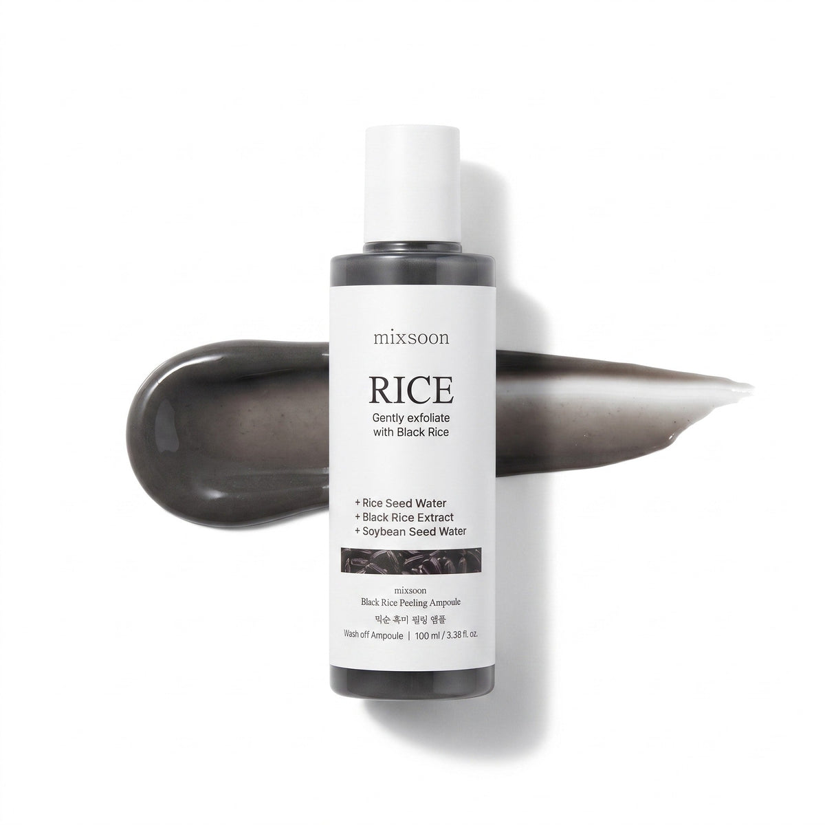 Mixsoon - ampoule exfoliante au riz noir 100ml - Rosalinaboutique