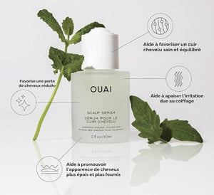 OUAI - sérum capillaire équilibrant à l'extrait de trèfle rouge, au ginseng sibérien 60ml - Rosalinaboutique