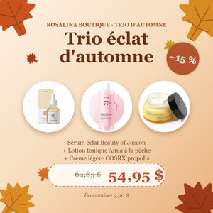 Trio éclat d'automne